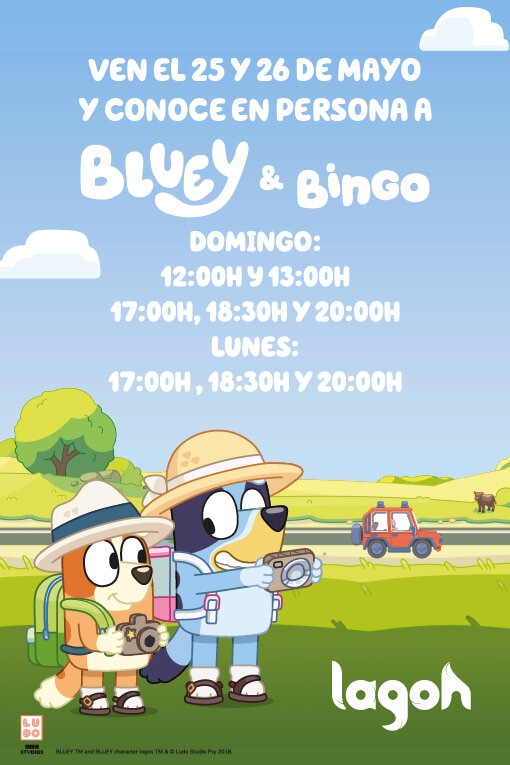 ¡Bluey vuelve a Lagoh, y esta vez viene acompañado! ¡Bluey vuelve a Lagoh, y esta vez viene acompañado!