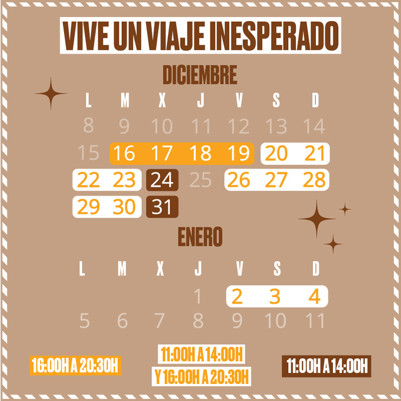 ¡Vive con nosotros una mágica Navidad!