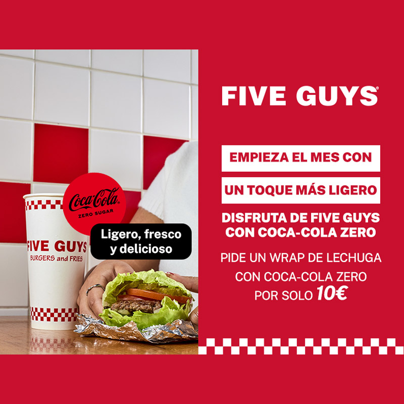Promociones Five Guys Portal de la Marina