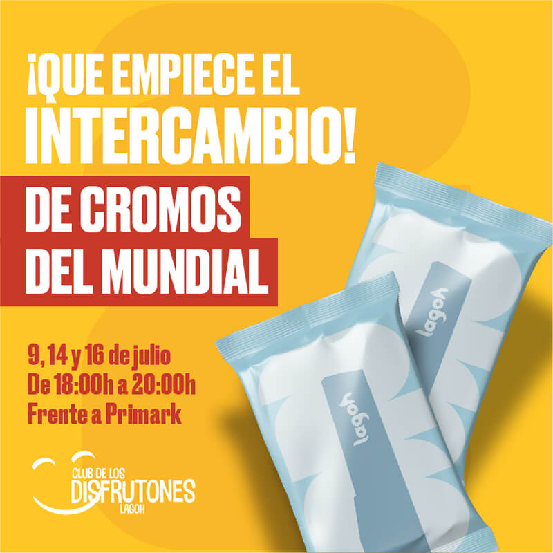 ¡Que empiece el intercambio de cromos del mundial! ⚽️