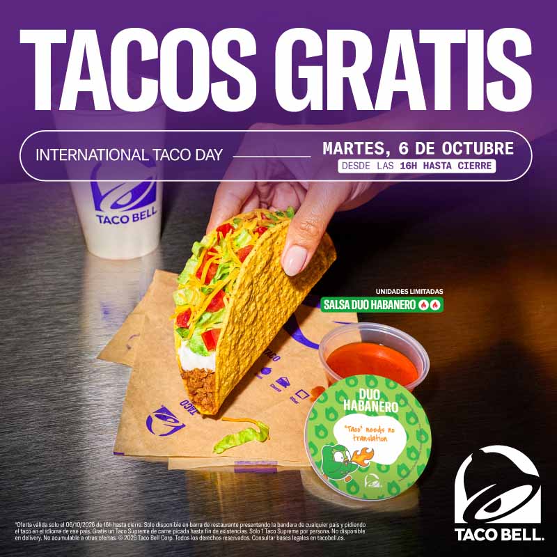 Promociones Taco Bell Portal de la Marina
