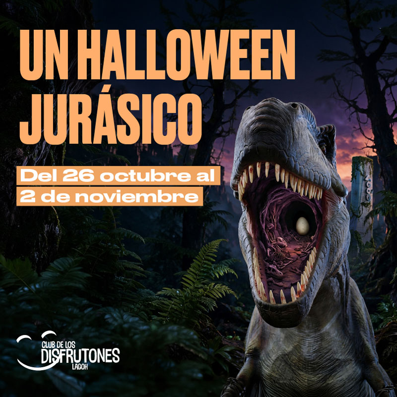 ¡Este Halloween, un gran TREX ha llegado a Lagoh! 🦖🎃